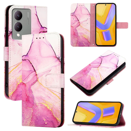 PT003 Marble Pattern Flip Leather Phone Case, For vivo Y36 5G Global / Y36 4G Global&India, For vivo Y27 5G / Y27s 4G Global, For vivo V29 5G Global / V29 Pro, For vivoy Y17s 4G Global / Y17s 5G India
