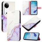 For vivo S19 / White Purple