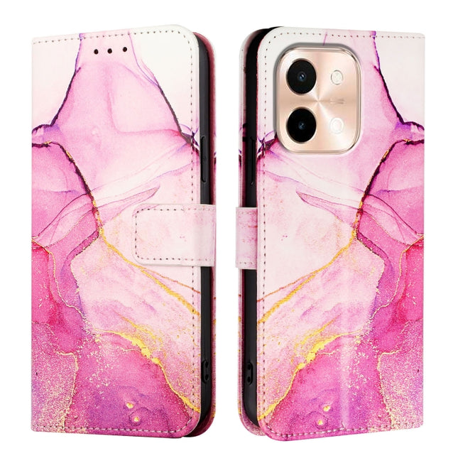 PT003 Marble Pattern Flip Leather Phone Case, For vivo iQOO Z9x, For vivo iQOO Z9 / iQOO Z9 Turbo, For vivo Y03 4G Global, For vivo Y100 IDN / Y200e