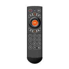 G21 2.4GHz Fly Air Mouse LED Backlight Wireless Keyboard Remote Control with Gyroscope for Android TV Box / PC, Support Intelligent Voice, Orange