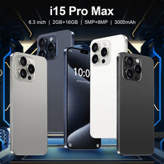 ZPT95 / i15 Pro Max, 6.3 inch Screen, Face Identification, Android 8.1 SC7731 Quad Core, Network: 3G, Dual SIM, 2GB+16GB
