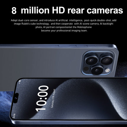 ZPT95 / i15 Pro Max, 6.3 inch Screen, Face Identification, Android 8.1 SC7731 Quad Core, Network: 3G, Dual SIM, 2GB+16GB