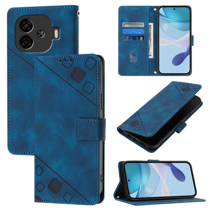 Skin Feel Embossed Leather Phone Case, For vivo iQOO Z9x, For vivo iQOO Z9 / iQOO Z9 Turbo 5G, For vivo Y17s 4G Global / Y28 5G India, For vivo Y03 4G Global