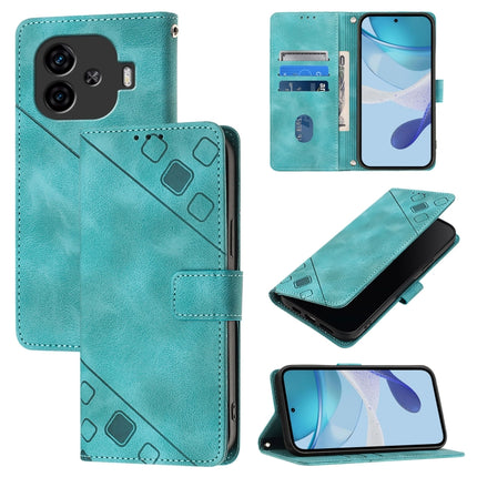 Skin Feel Embossed Leather Phone Case, For vivo iQOO Z9x, For vivo iQOO Z9 / iQOO Z9 Turbo 5G, For vivo Y17s 4G Global / Y28 5G India, For vivo Y03 4G Global