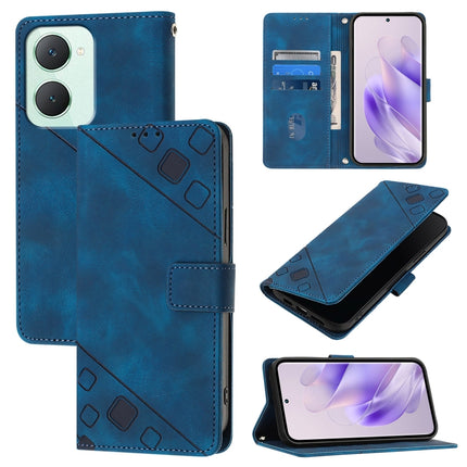 Skin Feel Embossed Leather Phone Case, For vivo iQOO Z9x, For vivo iQOO Z9 / iQOO Z9 Turbo 5G, For vivo Y17s 4G Global / Y28 5G India, For vivo Y03 4G Global