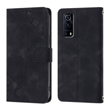 Skin Feel Embossed Leather Phone Case, For vivo Y72 5G / iQOO Z3 / Y52 5G, For vivo Y35 4G Global / Y22s 4G Global, For vivo Y55 5G Global / Y55s 5G / Y75 5G, For vivo Y33s 4G Global / Y21 / Y21s / Y21t