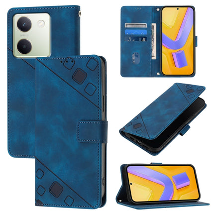 Skin Feel Embossed Leather Phone Case, For vivo Y100 5G IDN / Y200e 5G Global, For vivo V30 5G / V30 Pro 5G Global, For vivo V29e 5G Global / Y200 5G Global, For vivo X100 Pro