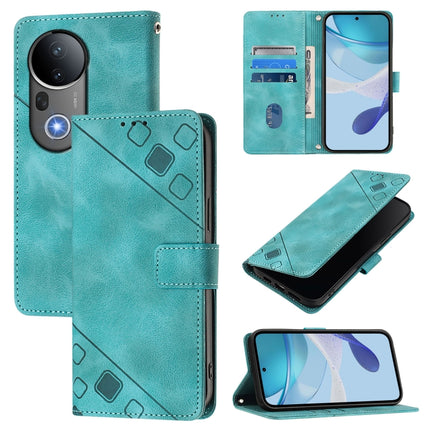 Skin Feel Embossed Leather Phone Case, For vivo S20 Pro 5G, For vivo Y300 5G, For vivo S19 Pro, For vivo S19