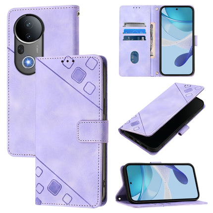 Skin Feel Embossed Leather Phone Case, For vivo S20 Pro 5G, For vivo Y300 5G, For vivo S19 Pro, For vivo S19