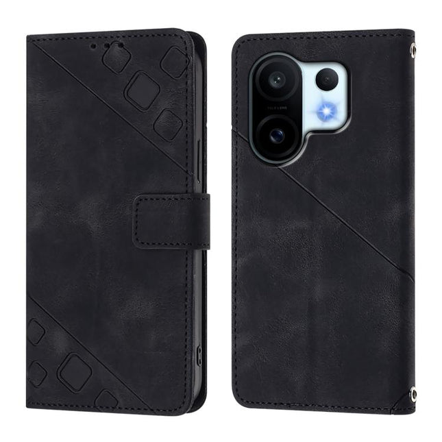 Skin Feel Embossed Leather Phone Case, For vivo S30 Pro mini, For vivo S30, For vivo Y39 5G Global, For vivo V50 Lite 5G