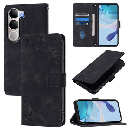Skin Feel Embossed Leather Phone Case, For vivo X300 Ultra 5G, For vivo X300 Pro, For vivo X300, For vivo Y31 5G Global