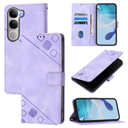 Skin Feel Embossed Leather Phone Case, For vivo X300 Ultra 5G, For vivo X300 Pro, For vivo X300, For vivo Y31 5G Global