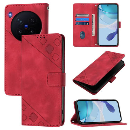 Skin Feel Embossed Leather Phone Case, For vivo X300 Ultra 5G, For vivo X300 Pro, For vivo X300, For vivo Y31 5G Global