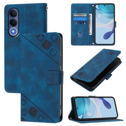 Skin Feel Embossed Leather Phone Case, For vivo X300 FE 5G Russia / 5G Zeiss, For vivo X300s 5G, For vivo V70 FE 5G, For vivo Y21 5G 2026 Global / Y05 4G