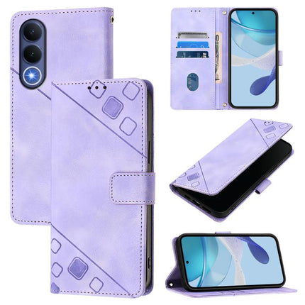 Skin Feel Embossed Leather Phone Case, For vivo X300 FE 5G Russia / 5G Zeiss, For vivo X300s 5G, For vivo V70 FE 5G, For vivo Y21 5G 2026 Global / Y05 4G