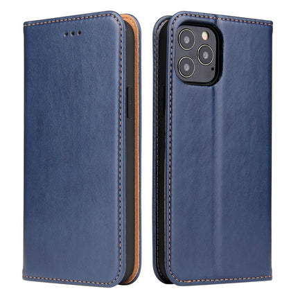 Fierre Shann PU Genuine Leather Texture Horizontal Flip Leather Case with Holder & Card Slots & Wallet, For iPhone 12 Pro Max, For iPhone 12 mini, For iPhone 12 / 12 Pro