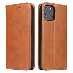 Fierre Shann PU Genuine Leather Texture Horizontal Flip Leather Case with Holder & Card Slots & Wallet, For iPhone 12 Pro Max, For iPhone 12 mini, For iPhone 12 / 12 Pro, For Samsung Galaxy Note20, For Samsung Galaxy Note20 Ultra