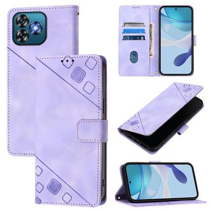 Skin Feel Embossed Leather Phone Case, For Oukitel C59 / C59 Pro, For Oukitel C53, For Oukitel C50, For Oukitel C37