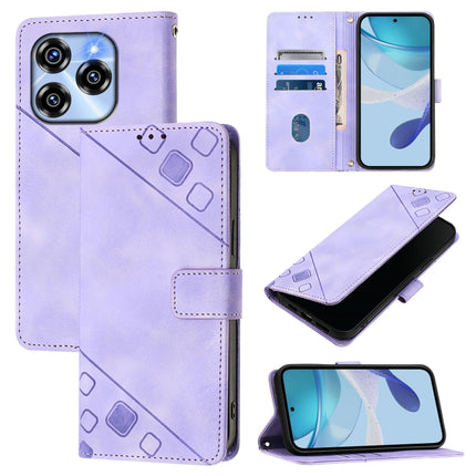 Skin Feel Embossed Leather Phone Case, For Oukitel C59 / C59 Pro, For Oukitel C53, For Oukitel C50, For Oukitel C37