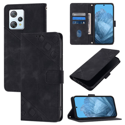 Skin Feel Embossed Leather Phone Case, For Blackview Wave 6C, For Blackview Shark 8, For Blackview A53, For Blackview A52