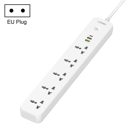 LDNIO SC5319 5-position Travel Home Office Socket with 38W USB Ports, Cable Length: 2m, EU Plug, UK Plug, US Plug