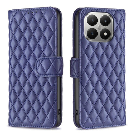 Diamond Lattice Wallet Flip Leather Phone Case, For Xiaomi 17T Pro 5G, For Xiaomi 17T 5G, For Xiaomi 15T Pro 5G, For Xiaomi 15T 5G