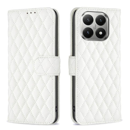 Diamond Lattice Wallet Flip Leather Phone Case, For Xiaomi 17T Pro 5G, For Xiaomi 17T 5G, For Xiaomi 15T Pro 5G, For Xiaomi 15T 5G