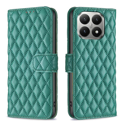 Diamond Lattice Wallet Flip Leather Phone Case, For Xiaomi 17T Pro 5G, For Xiaomi 17T 5G, For Xiaomi 15T Pro 5G, For Xiaomi 15T 5G