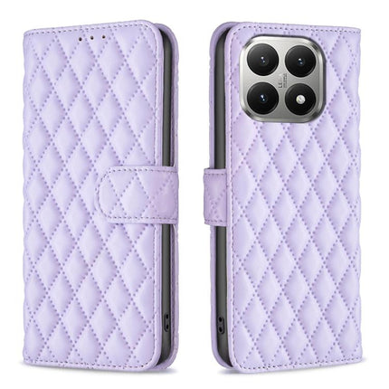 Diamond Lattice Wallet Flip Leather Phone Case, For Xiaomi 17T Pro 5G, For Xiaomi 17T 5G, For Xiaomi 15T Pro 5G, For Xiaomi 15T 5G