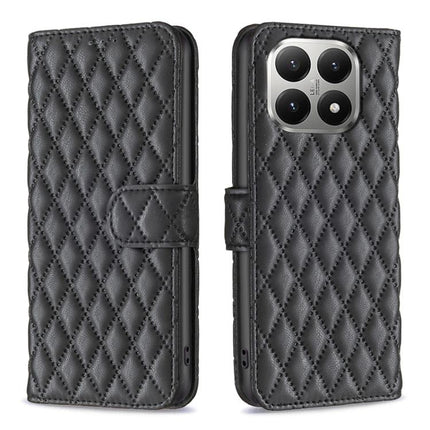 Diamond Lattice Wallet Flip Leather Phone Case, For Xiaomi 17T Pro 5G, For Xiaomi 17T 5G, For Xiaomi 15T Pro 5G, For Xiaomi 15T 5G