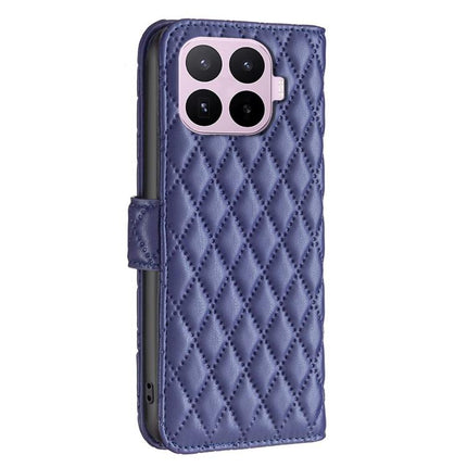 Diamond Lattice Wallet Flip Leather Phone Case, For Xiaomi Poco M6 4G / Redmi 13 4G