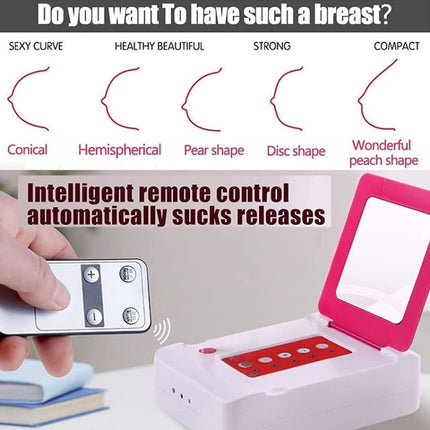 Portable USB Charging Chest Electric Massage Instrument, Ordinary Paragraph, Remote Control