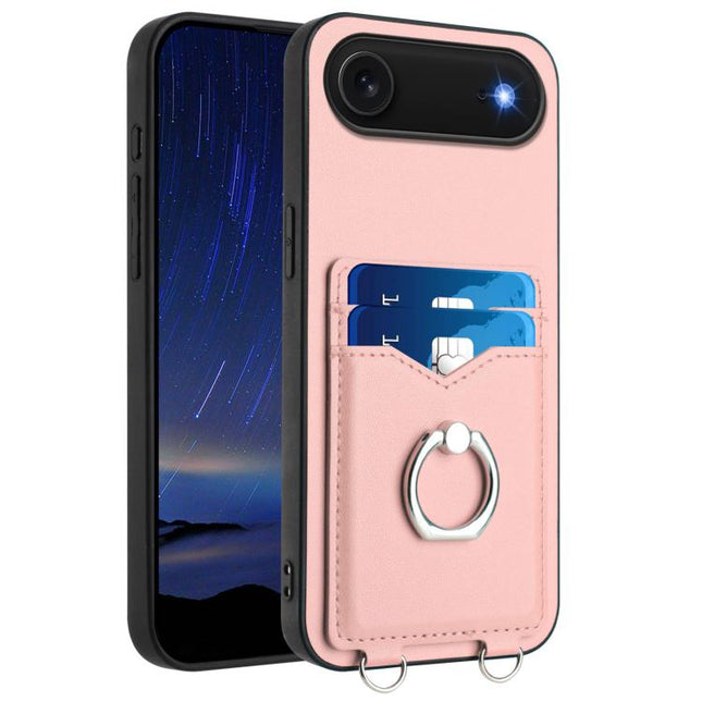 R20 Ring Card Holder Phone Case, For iPhone 17 Pro Max, For iPhone 17 Pro, For iPhone 17, For iPhone Air
