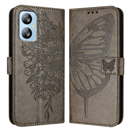 Embossed Butterfly Leather Phone Case, For Blackview A52