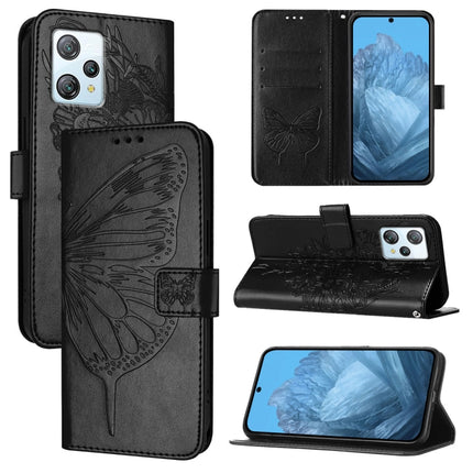Embossed Butterfly Leather Phone Case, For Blackview Wave 6C, For Blackview Shark 8, For Blackview A53