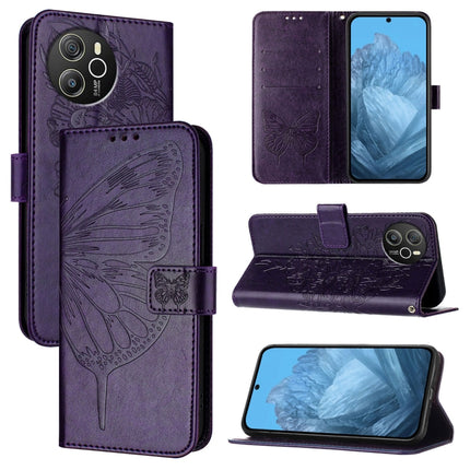 Embossed Butterfly Leather Phone Case, For Blackview Wave 6C, For Blackview Shark 8, For Blackview A53