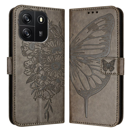 Embossed Butterfly Leather Phone Case, For Blackview Wave 6C, For Blackview Shark 8, For Blackview A53