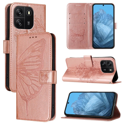 Embossed Butterfly Leather Phone Case, For Blackview Wave 6C, For Blackview Shark 8, For Blackview A53