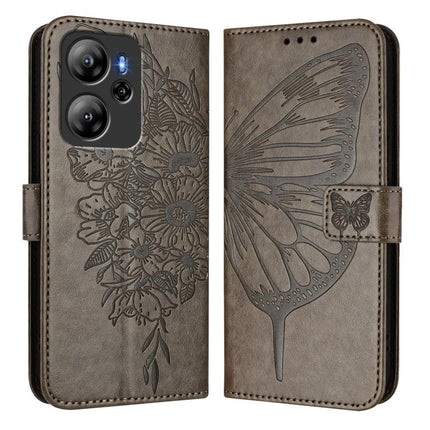 Embossed Butterfly Leather Phone Case, For Blackview Oscal Tiger 13, For Blackview Oscal Flat 1C, For Blackview Color 8