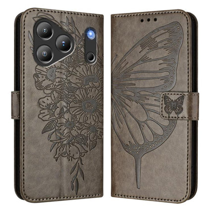 Embossed Butterfly Leather Phone Case, For Blackview Wave 7C, For Blackview Wave 10, For Blackview Oscal Flat 2 / 2C
