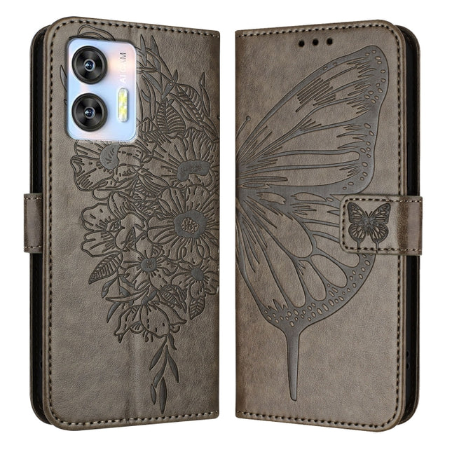 Embossed Butterfly Leather Phone Case, For Oukitel C36 / C35, For Oukitel C33