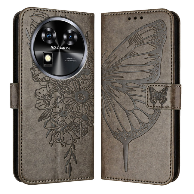 Embossed Butterfly Leather Phone Case, For Oukitel C37, For Oukitel C51, For Oukitel C38
