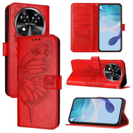 Embossed Butterfly Leather Phone Case, For Oukitel C37, For Oukitel C51, For Oukitel C38