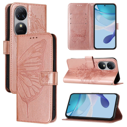 Embossed Butterfly Leather Phone Case, For Oukitel C37, For Oukitel C51, For Oukitel C38