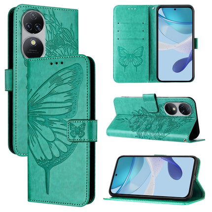 Embossed Butterfly Leather Phone Case, For Oukitel C37, For Oukitel C51, For Oukitel C38
