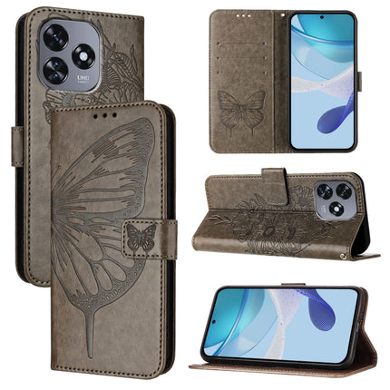 Embossed Butterfly Leather Phone Case, For Oukitel C37, For Oukitel C51, For Oukitel C38