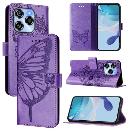 Embossed Butterfly Leather Phone Case, For Oukitel C59 / C59 Pro, For Oukitel C53, For Oukitel C50