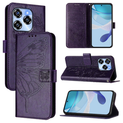 Embossed Butterfly Leather Phone Case, For Oukitel C59 / C59 Pro, For Oukitel C53, For Oukitel C50
