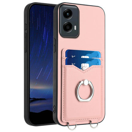 R20 Ring Card Holder Phone Case, For Motorola Moto G Play 2024 5G, For Motorola Moto G Stylus 5G 2024, For Motorola Moto G Play 2024 4G, For Motorola Moto G Power 5G 2024
