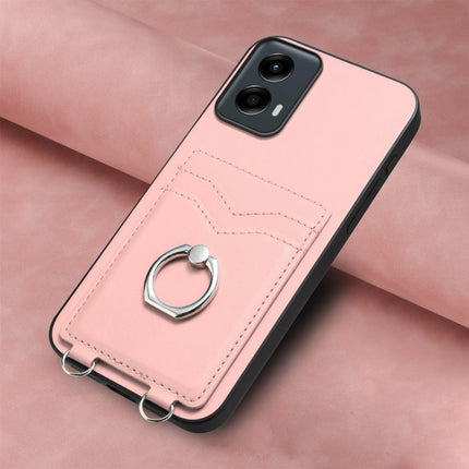 R20 Ring Card Holder Phone Case, For Motorola Moto G Play 2024 5G, For Motorola Moto G Stylus 5G 2024, For Motorola Moto G Play 2024 4G, For Motorola Moto G Power 5G 2024